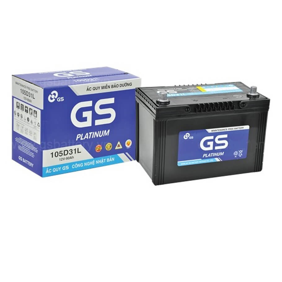 Ắc quy 12V-90Ah GS MF 105D31L